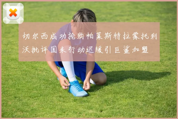 切尔西成功抢购帕莱斯特拉蒙托利沃批评国米行动迟缓引巨鲨加盟